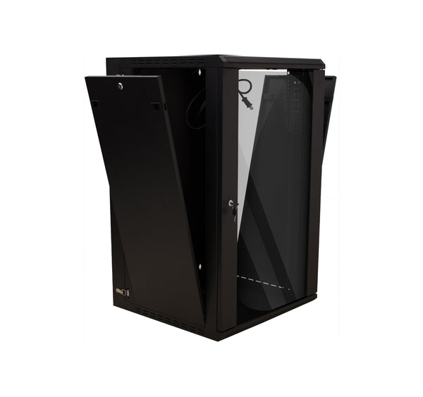 20U Wall Mount Swing Out Enclosure - J2R Cabling Supplies