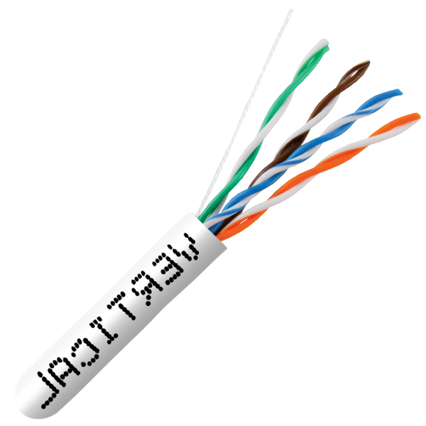 CAT5E 350Mhz Riser Rated Bulk Cable - 1000ft. - J2R Cabling Supplies