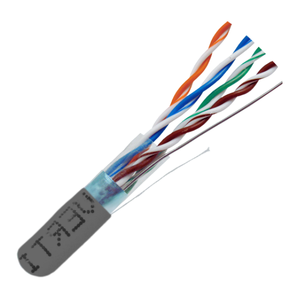 CAT5E Shielded 350Mhz Plenum Rated Bulk Cable 1000ft - J2R Cabling