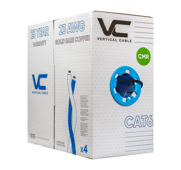 CAT6 550Mhz Riser Rated Bulk Cable - 1000ft.