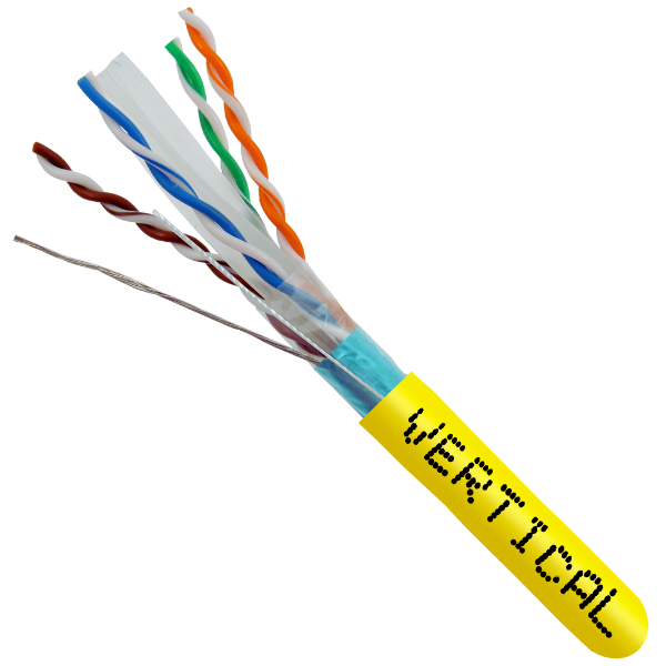 CAT6 Shielded 550Mhz Riser Rated Bulk Cable - J2R Cabling Supplies