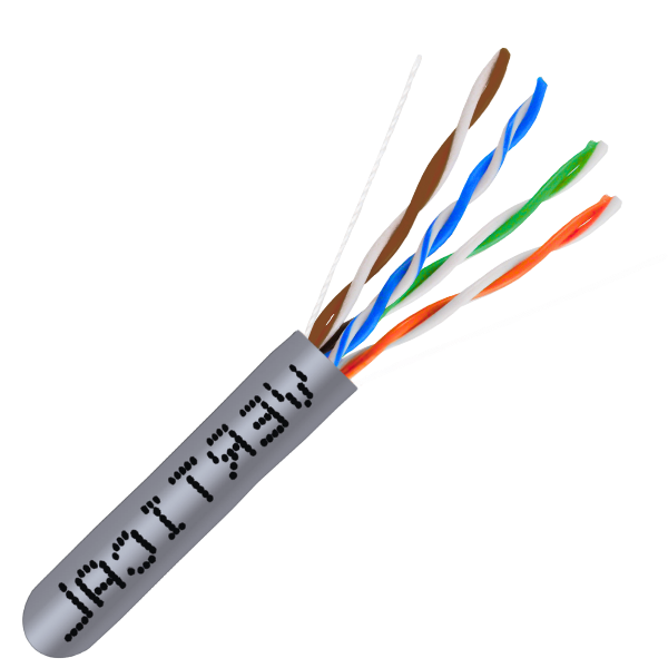 CAT6 550MHz Plenum Rated Cable - 1000ft. - J2R Cabling Supplies