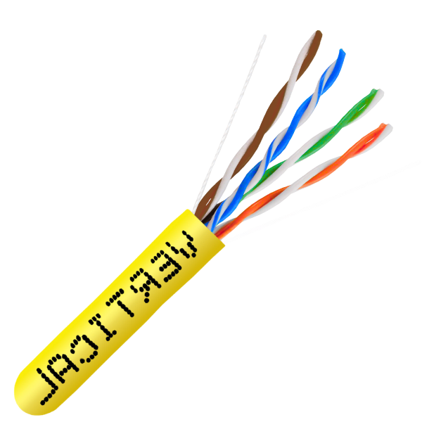 CAT6 550MHz Plenum Rated Cable - 1000ft. - J2R Cabling Supplies