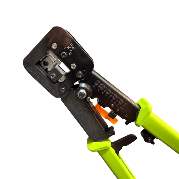 Crimper for Feed Through CAT6A Shielded RJ45 Modular Plugs - J2R Cabling Supplies