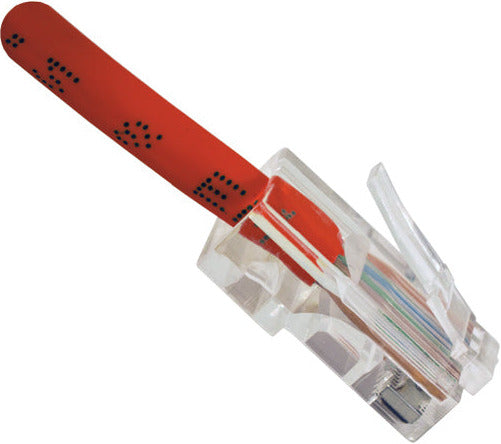 CAT5E Patch Cable Non-Booted, Red - J2R Cabling Supplies