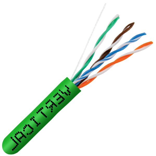 🦅 CAT6 550MHz Plenum Rated Cable - Made in USA - 1000ft. - J2R Cabling Supplies