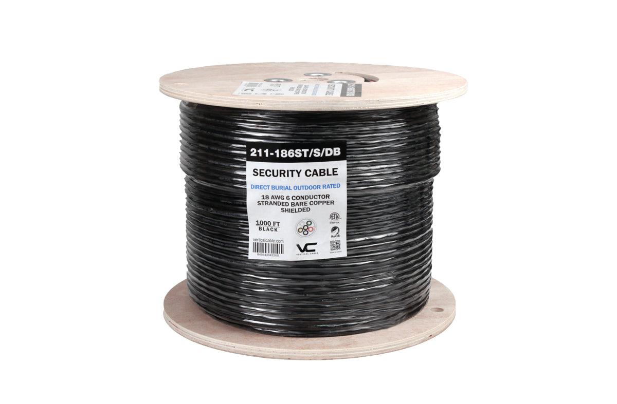 18AWG, 6 Conductor Stranded, Shielded, Direct Burial - J2R Cabling Supplies