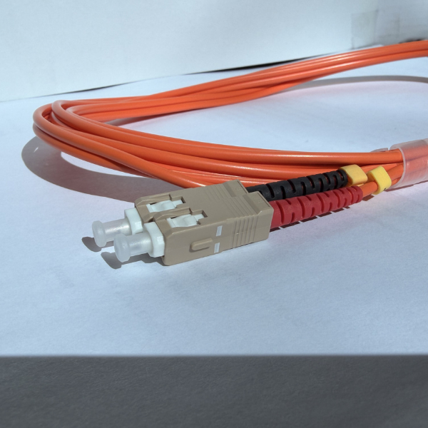 SC-ST MultiMode Duplex Fiber Patch Cable - J2R Cabling Supplies