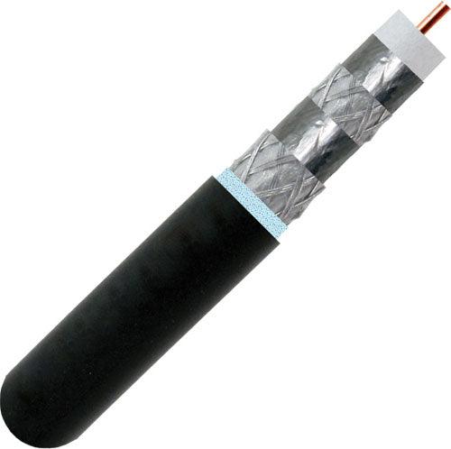 RG11 Direct Burial Quad Shield Coaxial - 1000ft. - Black - J2R Cabling Supplies