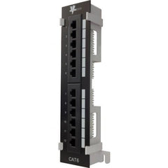 12 Ports CAT6 Mini Patch Panel