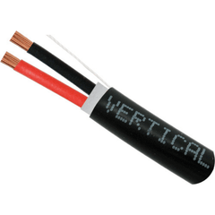 16 AWG 2 Conductor Direct Burial Audio Cable - 500ft. - Black
