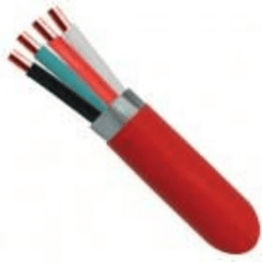 18AWG 4 Conductor Shielded Fire Alarm Cable Riser (FPLR)