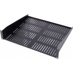 1U Vented Shelf - Black