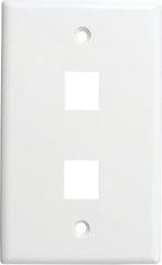2 Port Wall Plate