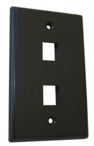 2 Port Wall Plate - J2R Cabling Supplies