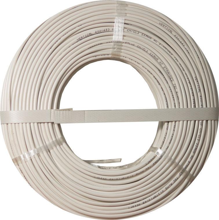 22AWG, 2 Conductor Stranded - 500ft. Coil - J2R Cabling Supplies