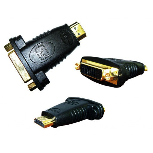 HDMI Male TO DVI 18 +1 Female Adapter - J2R Cabling Supplies 