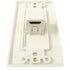 HDMI 1 Port Wall Plate 90 Degree - White - J2R Cabling Supplies 