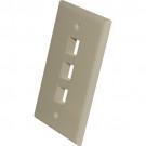 3 Port Wall Plate - J2R Cabling Supplies
