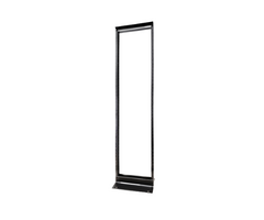 45U 2 Post Open Rack - Aluminum Frame - Black