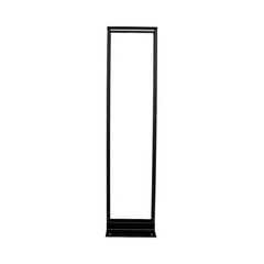 45U 2 Post Open Rack - Steel Frame - Black
