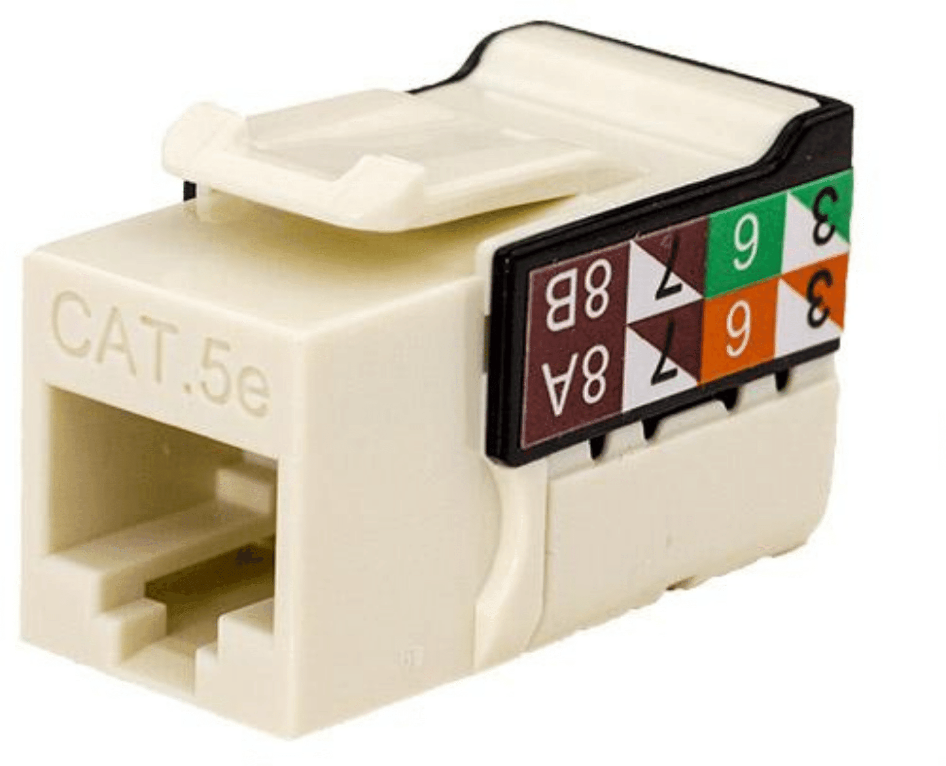 50 PACK - CAT5E Keystone Jack - J2R Cabling Supplies