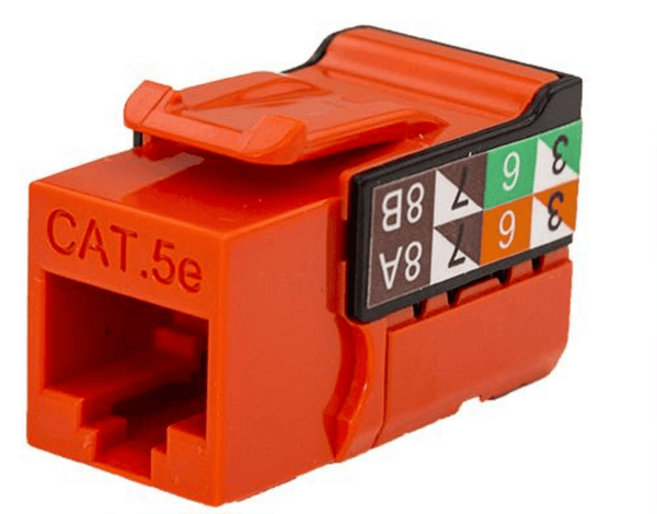 50 PACK - CAT5E Keystone Jack V-MAX Series - J2R Cabling Supplies