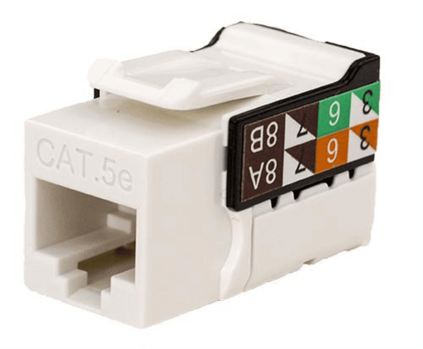 50 PACK - CAT5E Keystone Jack V-MAX Series - J2R Cabling Supplies