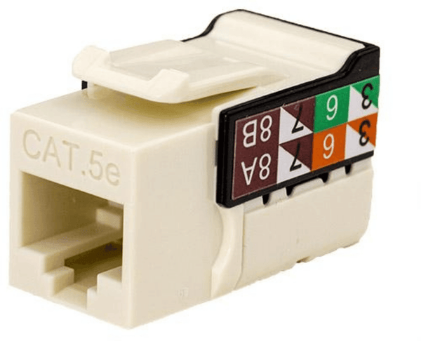 50 PACK - CAT5E Keystone Jack V-MAX Series - J2R Cabling Supplies