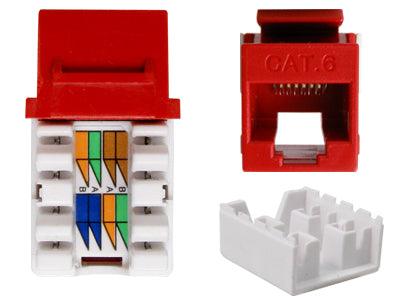 50 PACK - CAT6 Keystone Jack - J2R Cabling Supplies