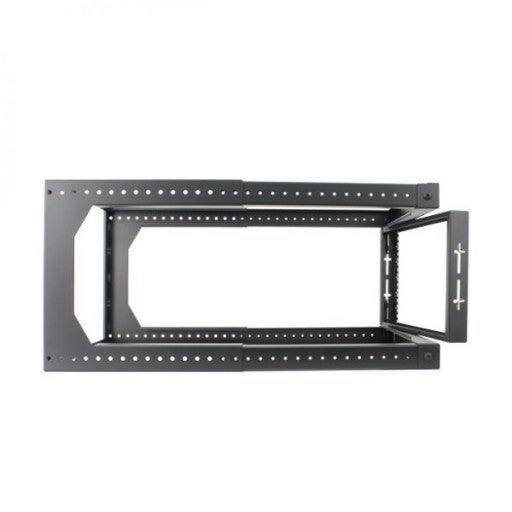 6U Open Wall Mount Frame Rack with Hinge - J2R Cabling Supplies