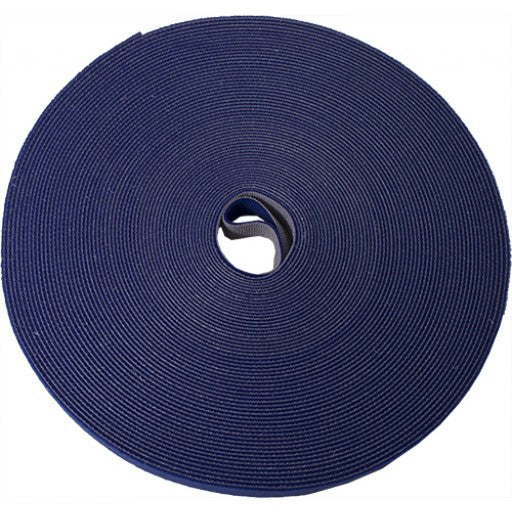 Blue roll of Velcro ties
