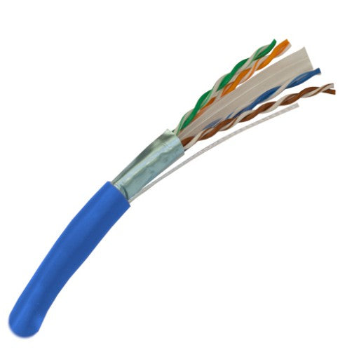 Cat 6 Riser Ethernet Cable Gray, Shielded