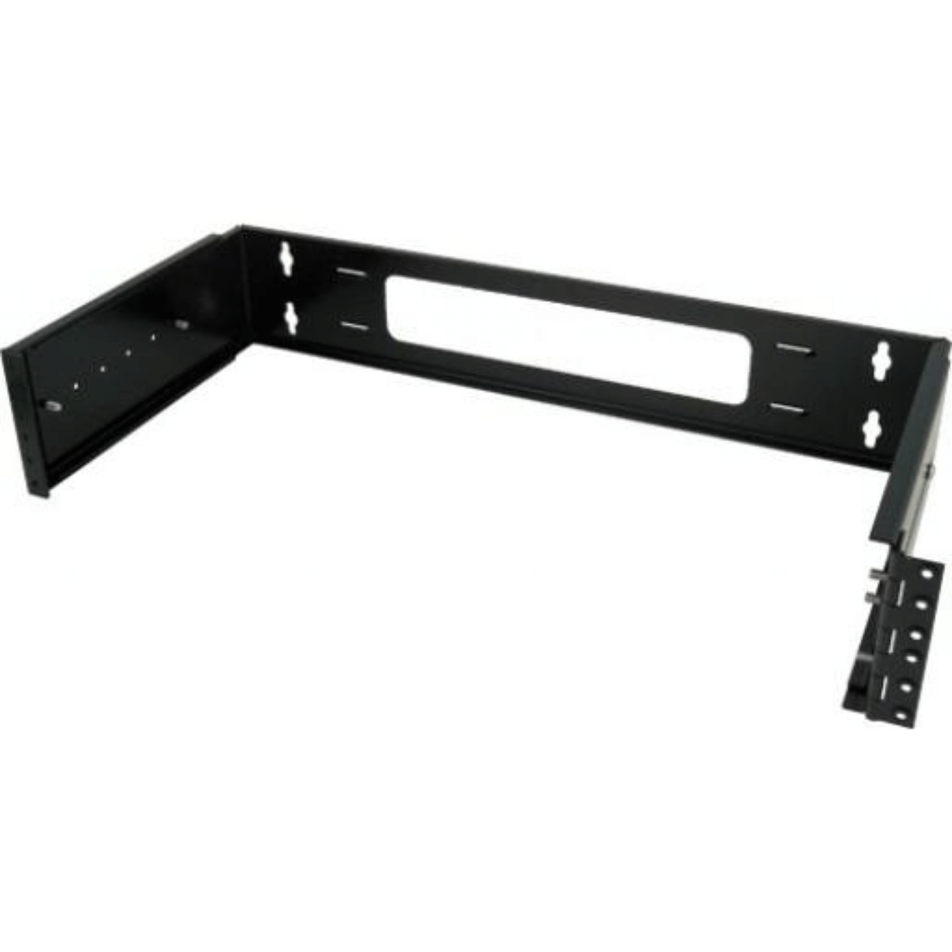 Adjustable Hinged Wall Mount Bracket - 2U - J2R Cabling Supplies