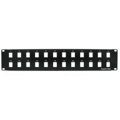 Blank Patch Panel - 24 Port - Black
