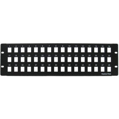 Blank Patch Panel - 48 Port - Black