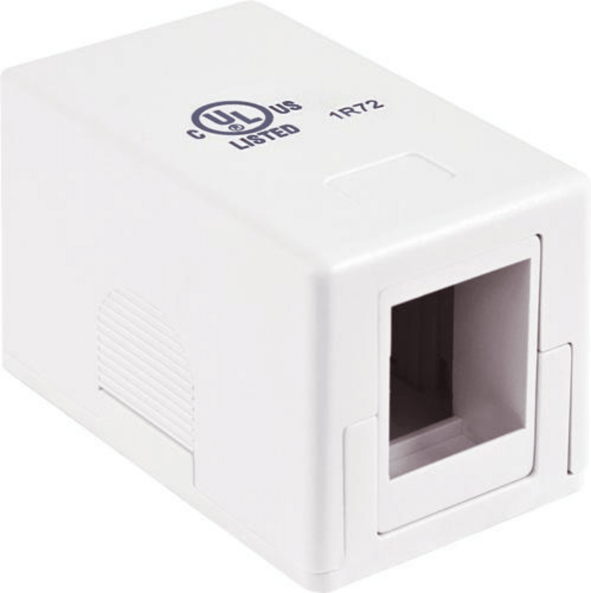 Blank Surface Mount Box, 1-Port - J2R Cabling Supplies
