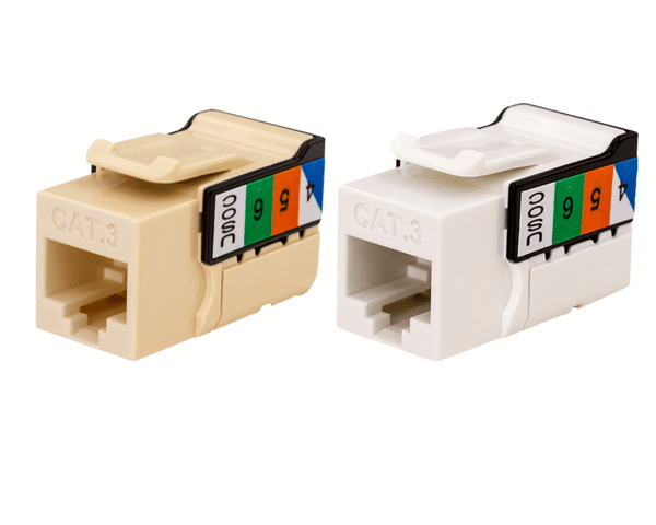 CAT3 Keystone Jacks V-Max - J2R Cabling Supplies