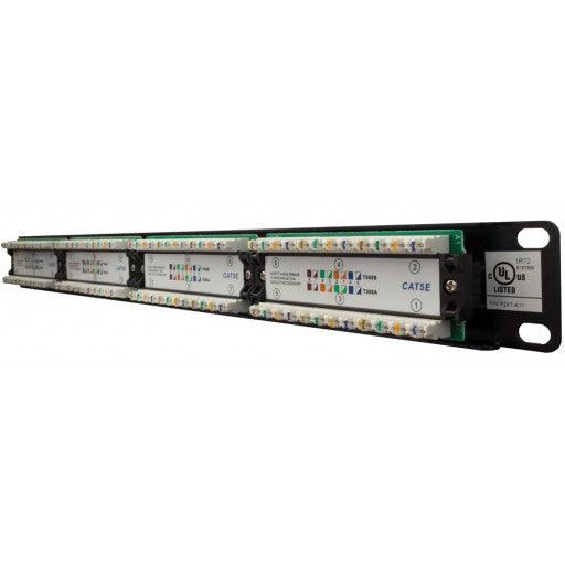 CAT5e 24 Port Ethernet Patch Panel - J2R Cabling Supplies