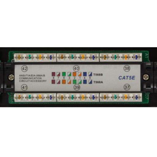 CAT5e 24 Port Ethernet Patch Panel - J2R Cabling Supplies