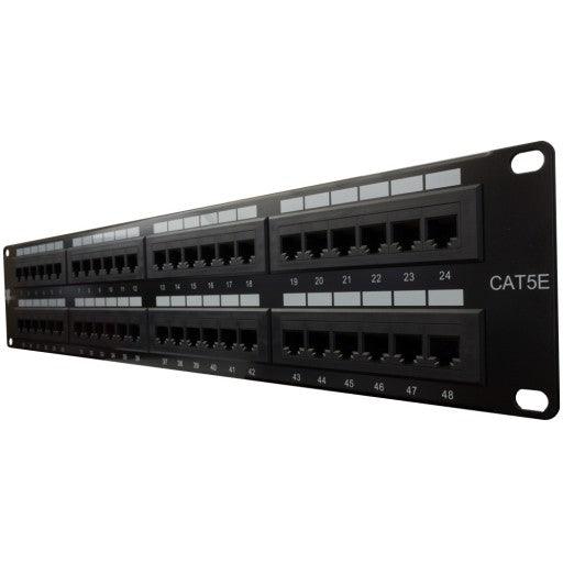 CAT5e 48 Port Ethernet Patch Panel - J2R Cabling Supplies