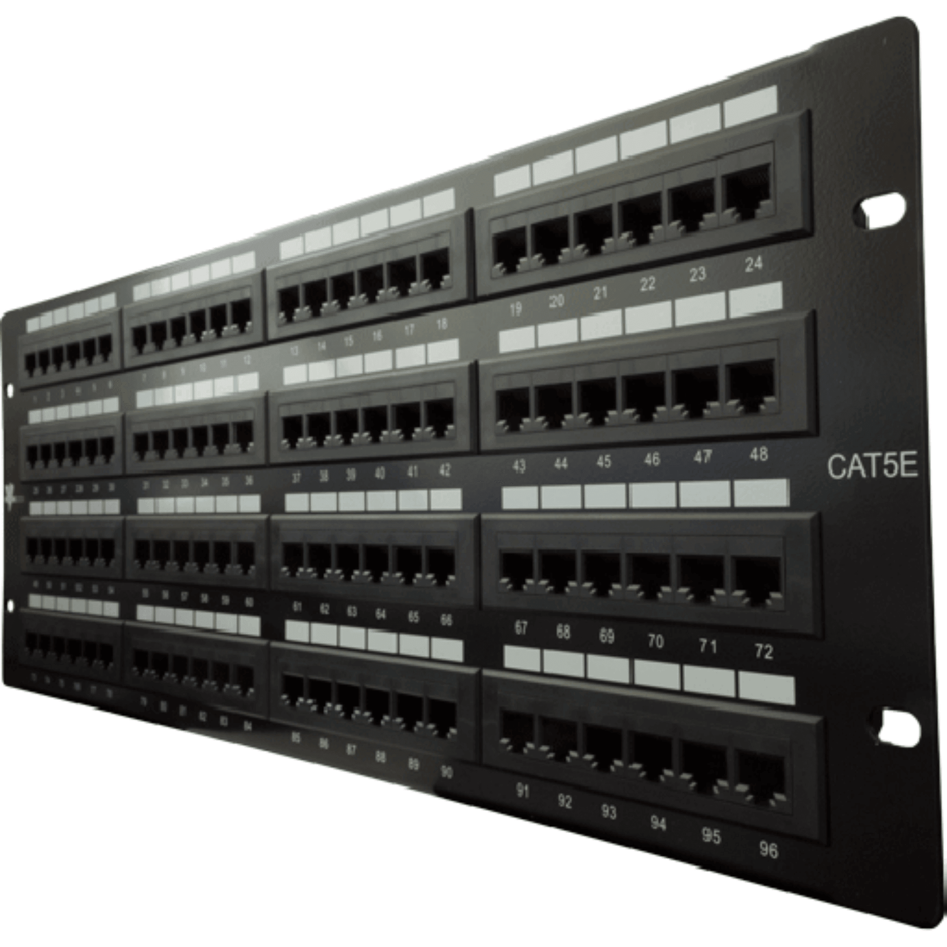 CAT5E 96 Port Ethernet Patch Panel - J2R Cabling Supplies