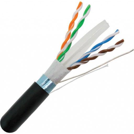 CAT6 Shielded Direct Burial Outdoor Cable - 100ft Increments - J2R Cabling Supplies