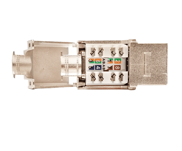 CAT6A Shielded Keystone Jack - J2R Cabling Supplies