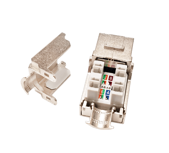 CAT6A Shielded Keystone Jack - J2R Cabling Supplies
