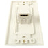 HDMI 1 Port Wall Plate 90 Degree - White - J2R Cabling Supplies