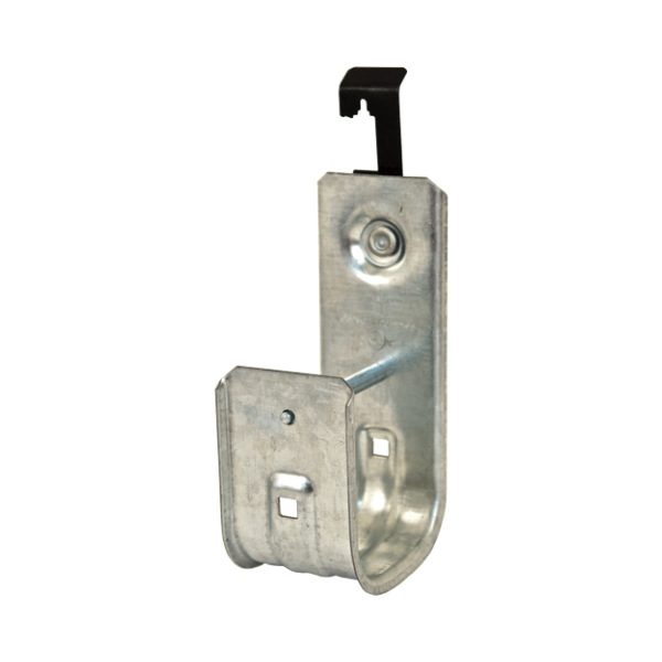 J-Hook. 1 5/16 Galvanized Steel w Wing, #12 to 1/4'' Rod - J2R Cabling Supplies