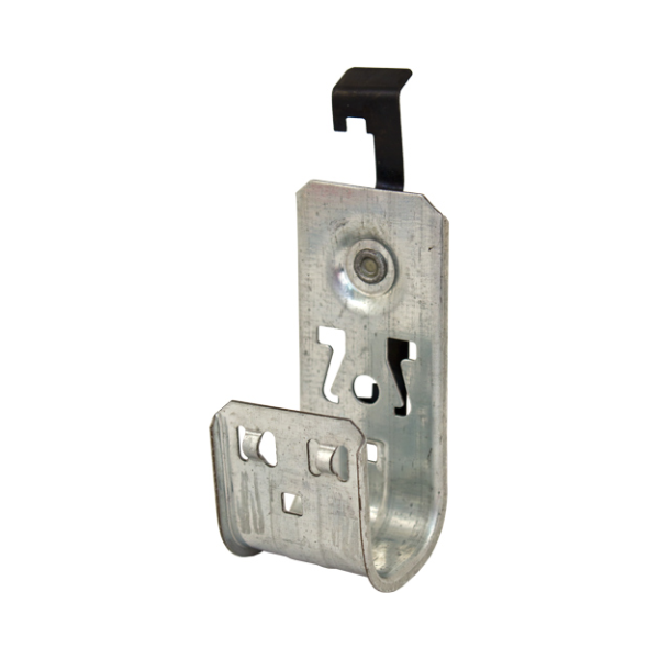 J-Hook. 1 5/16" Galvanized Steel w/ Wing, 3/8'' - J2R Cabling Supplies