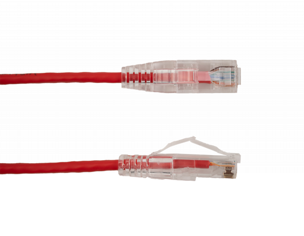 CAT6A Slim Type Patch Cable Molded - J2R Cabling Supplies 