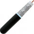RG6 Direct Burial Quad Shield Coaxial - 1000ft - Black - J2R Cabling Supplies